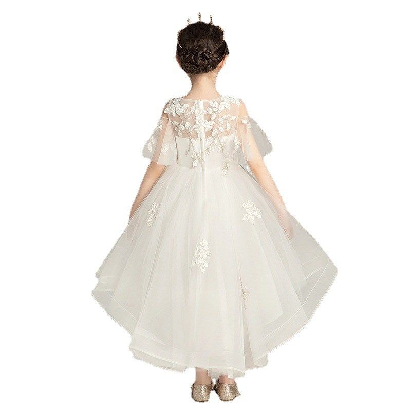 女童高端公主裙白纱花童婚礼小女孩生日礼服儿童主持人钢琴演出服,淘宝优惠券,粉丝福利购,淘宝优惠卷