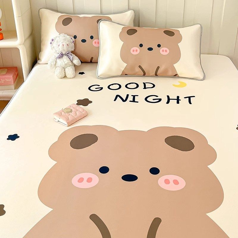 夏季冰丝凉席床笠款夏凉垫三件套2025新款凉感床单可折叠空调软席,淘宝优惠券,粉丝福利购,淘宝优惠卷