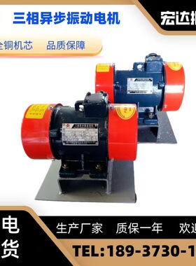 YZD-20-6三相异步卧式振动器6级1.5KW宏达工业振动电机现货