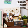 Desktop hole board storage box desk stationery organizing artifact storage rack pen holder office study table storage rack