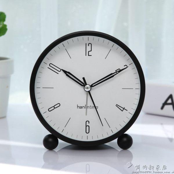 简约时尚静音小闹钟 创意个性床头夜光学生闹钟儿童客厅卧室座钟,淘宝优惠券,粉丝福利购,淘宝优惠卷
