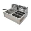 Factory direct sales commercial fryer noodle cooker electric multi-functional fried chicken stall electric fryer oden cooking machine