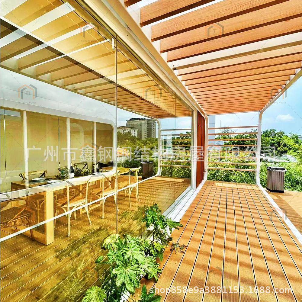 广东移动太空舱苹果舱流浪舱集装箱房活动板房太空仓房子仿小木屋 - 图0