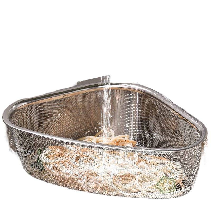 304不锈钢厨房剩菜过滤网三角沥水篮洗菜盆洗碗水池隔渣收纳漏网.,淘宝优惠券,粉丝福利购,淘宝优惠卷