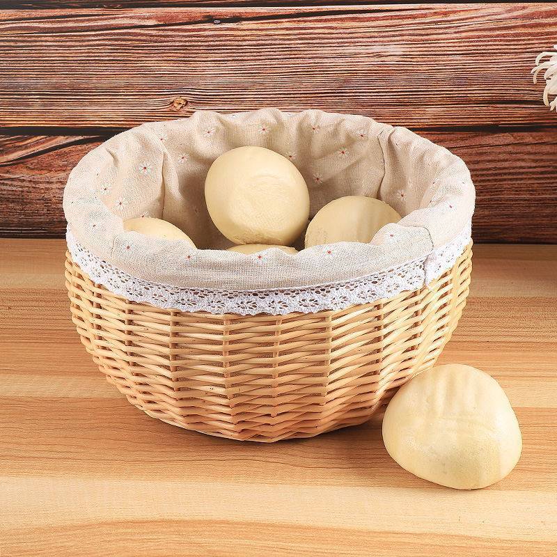 装馒头的容器精致馒头筐网红装包子馒头的筐藤编馍筐带盖筐鸡蛋篮,淘宝优惠券,粉丝福利购,淘宝优惠卷