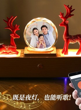 结婚礼物送新娘纪念日定制照片闺蜜女朋友高档实用新婚礼品送新人