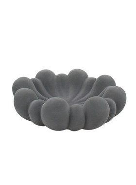 现代创意法式花瓣果盘家居桌面首饰收纳托盘奶油装V饰品摆件置物