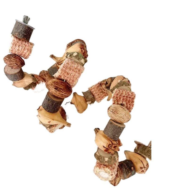 鹦鹉玩具啃咬攀爬爬梯站杆虎皮小鸟鸟笼配件磨牙牡丹玄凤益智,淘宝优惠券,粉丝福利购,淘宝优惠卷