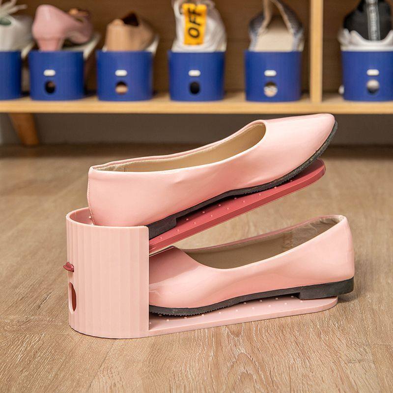 鞋架收纳神器双层可调节鞋托一体式家用折叠鞋子收纳架鞋柜省空间,淘宝优惠券,粉丝福利购,淘宝优惠卷