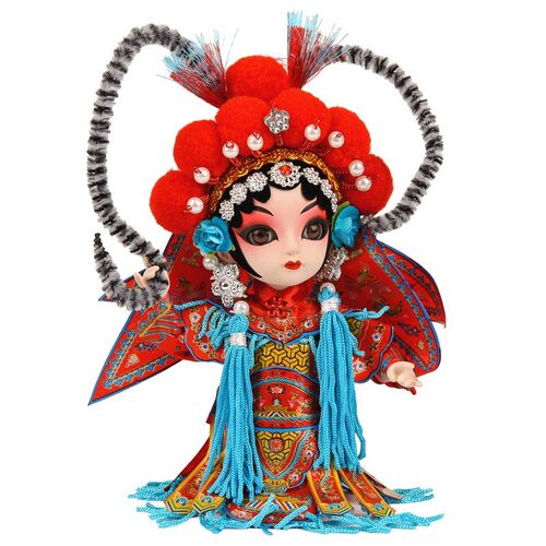 中国风送老外礼品京剧戏曲绢人物娃娃中国特色手工品出国伴手礼物 - 图3