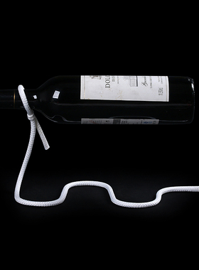 魔术绳餐桌红酒架酒柜女生房间装饰品F酒店软装酒吧摆设创意洋酒