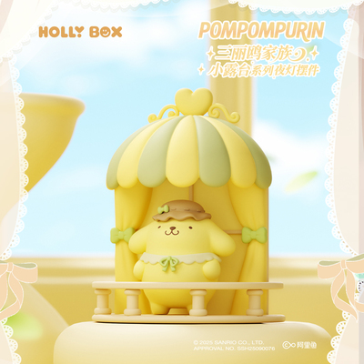 HOLLYBOX三丽鸥家族小露台系列夜灯HelloKitty冰箱贴摆件新年礼物