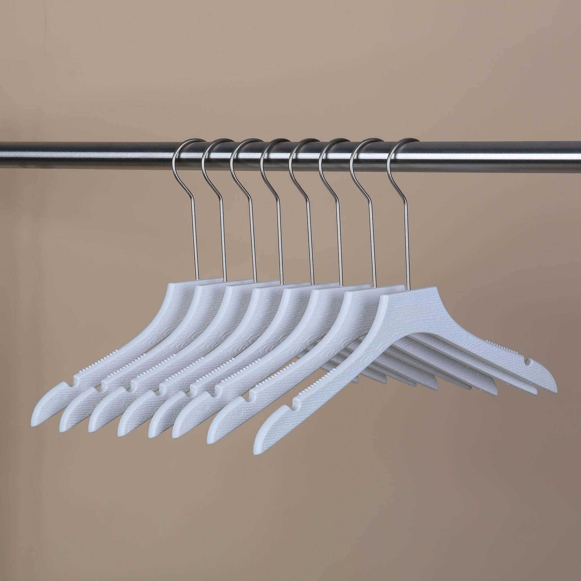 厂家直销衣服架挂钩无痕35白塑料裤婚纱防滑1服装店衣架仿木夹子,淘宝优惠券,粉丝福利购,淘宝优惠卷