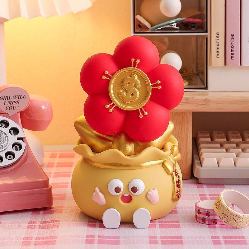 创意不焦虑存钱罐2025新款摆件只进不出成人款大容量高颜值储蓄罐,淘宝优惠券,粉丝福利购,淘宝优惠卷