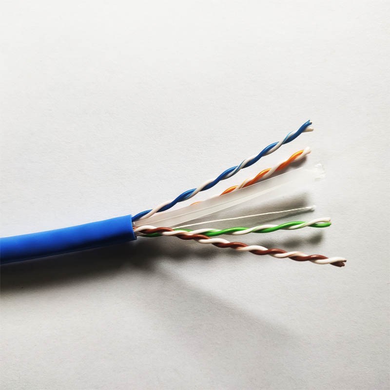 厂家供应超六类网络线缆家装工程装修非屏蔽数Z字通信电缆 - 图0