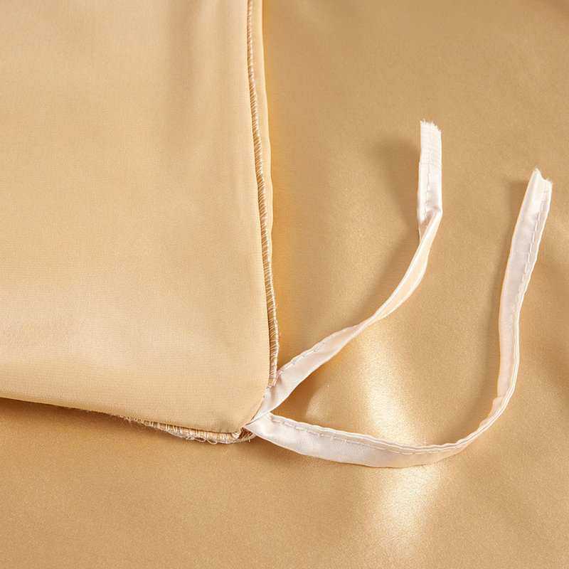 Y22姆米桑蚕丝真丝被套三件套 纯色简约北欧风丝绸被套,淘宝优惠券,粉丝福利购,淘宝优惠卷