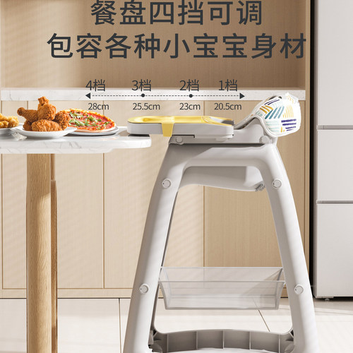 宝宝吃饭餐椅婴儿家用餐桌座椅多功能成长椅学坐椅儿童椅子肯德基 - 图2