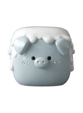 奶油风小猪装饰摆件入户玄关换鞋凳儿童房床头柜客厅家用沙发茶几