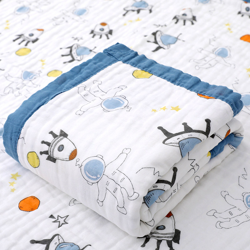 婴儿浴巾盖毯六层纯棉纱布春夏超柔吸水新生儿童抱被童被空调被,淘宝优惠券,粉丝福利购,淘宝优惠卷