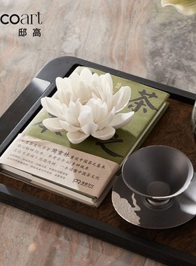 邸高宋氏美学家具展厅角几圆几电视柜台面摆件画托盘花瓶造景布置