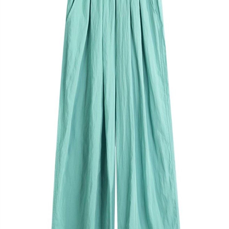 山本裤女夏季薄款2024新款高腰垂感休闲直筒春秋季慵懒棉麻阔腿裤,淘宝优惠券,粉丝福利购,淘宝优惠卷