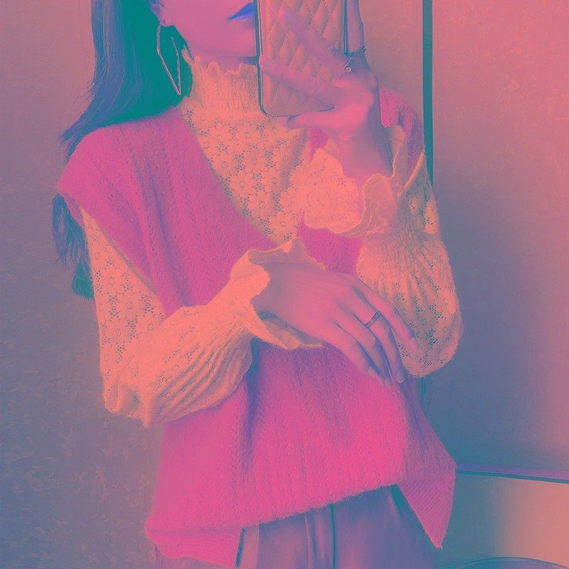 花边高领磨毛加绒蕾丝打底衫女秋冬洋气内搭加厚柔软喇叭袖上衣女,淘宝优惠券,粉丝福利购,淘宝优惠卷