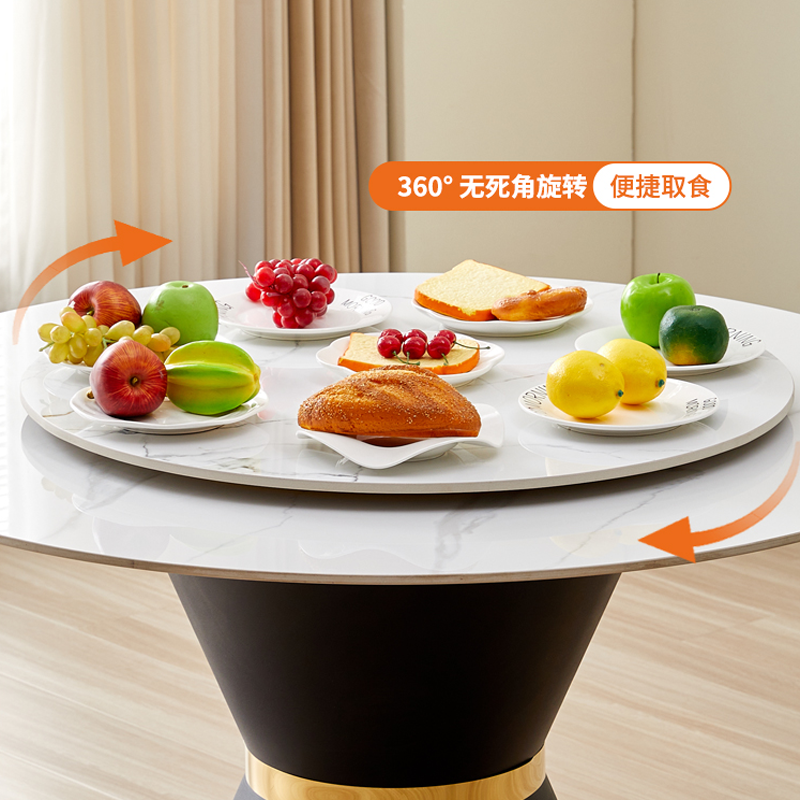 岩板转盘家用圆桌餐桌转盘大理石圆桌面圆盘桌旋转石转盘台面定制,淘宝优惠券,粉丝福利购,淘宝优惠卷