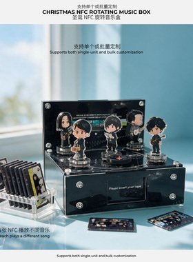 五月天旋转舞台音乐盒感应亮灯