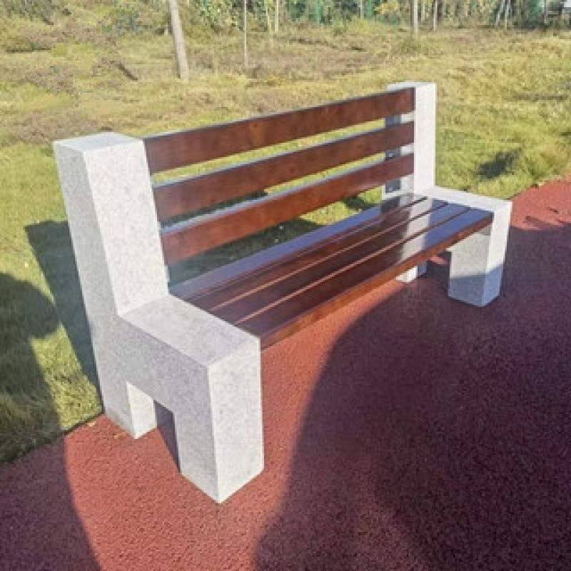 公园椅园林大理石防腐实木户外休闲石凳石头椅子坐凳长椅座椅排椅,淘宝优惠券,粉丝福利购,淘宝优惠卷