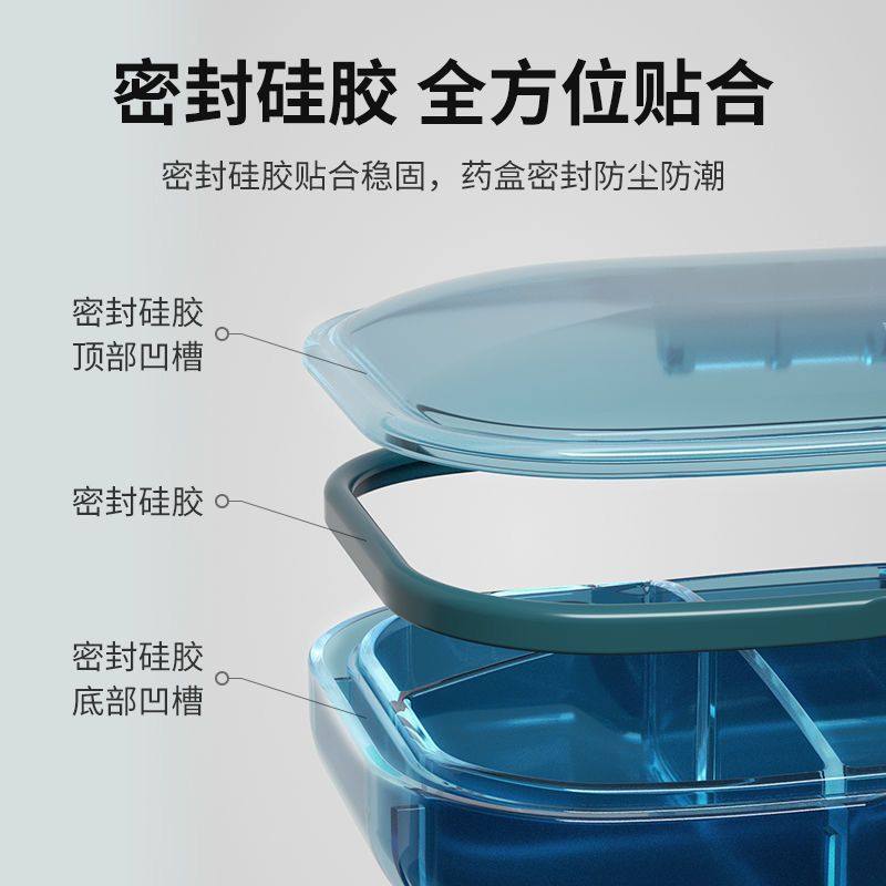 小药盒迷你随身7天药片旅行一周星期药品药丸高档收纳分装盒防潮,淘宝优惠券,粉丝福利购,淘宝优惠卷