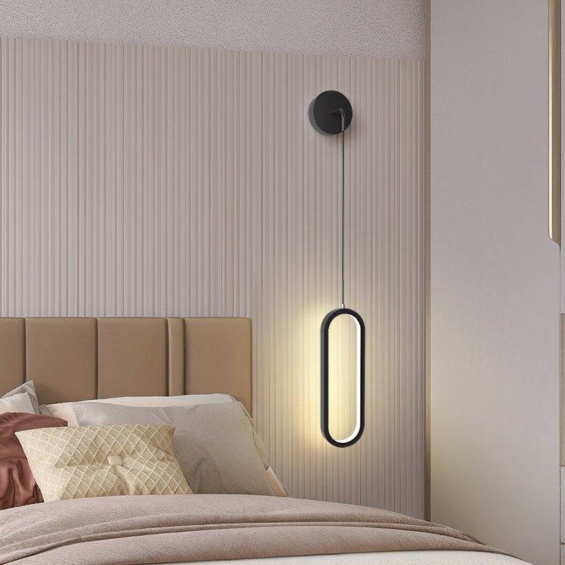 床头灯简约个性创意卧室墙壁小吊灯极简走廊过道背景墙长线灯具,淘宝优惠券,粉丝福利购,淘宝优惠卷