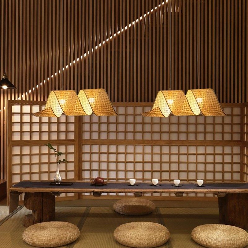 日式餐厅吊灯创意个性竹编艺术中国风禅意茶室复古卡座餐饮吊灯,淘宝优惠券,粉丝福利购,淘宝优惠卷