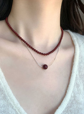 珍珠母贝新款新中式安可拉项链