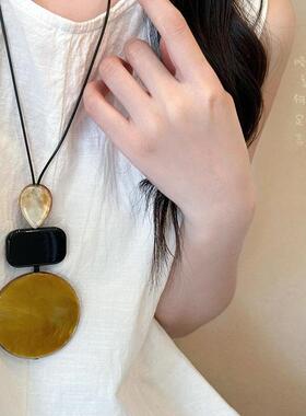 男女通用新款波西米亚长款项链