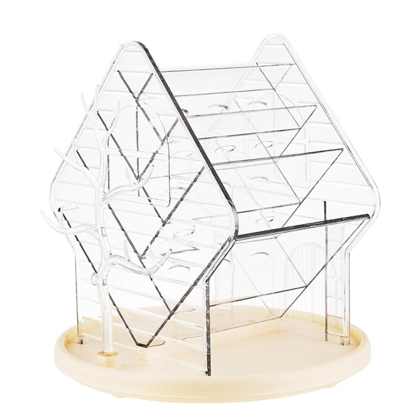 化妆品收纳盒家用梳妆台桌面大容量旋转护肤品唇膏口红眼影置物架,淘宝优惠券,粉丝福利购,淘宝优惠卷