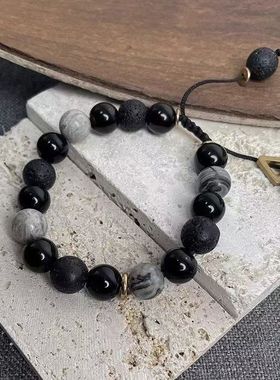 玻璃/琉璃爆款手链男士复手链