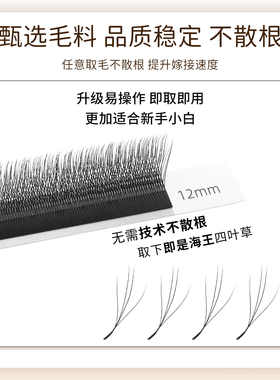海王四叶草假睫毛自然浓密