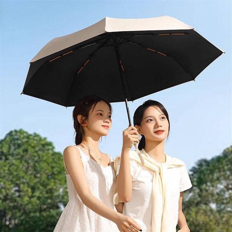 全自动雨伞抗风暴加固大双人遮阳防紫外线I晴雨两用男女折叠J1074 - 图1