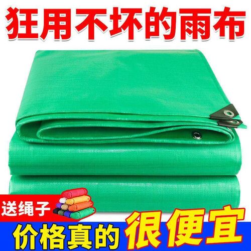 防雨布篷布加厚防水防晒塑料布油布户外三轮车遮阳遮雨布货车帆布 - 图0
