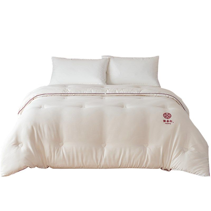 结婚陪嫁喜被春秋被子大豆纤维被芯喜字新娘加厚冬被保暖南通中式,淘宝优惠券,粉丝福利购,淘宝优惠卷