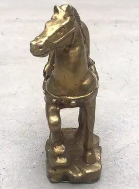 猴中式工艺桌马铜纯铜马上封侯驮猴装饰书小摆件马上办公桌摆设