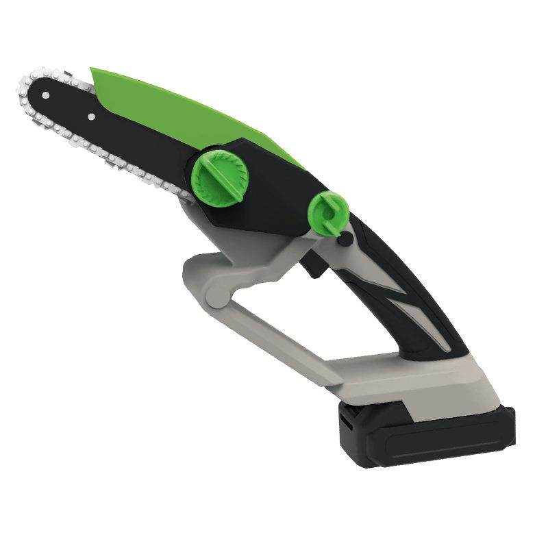 电锯4寸6寸锂电锯电链锯单手锯充电式家用手持户外链锯砍树伐木锯,淘宝优惠券,粉丝福利购,淘宝优惠卷