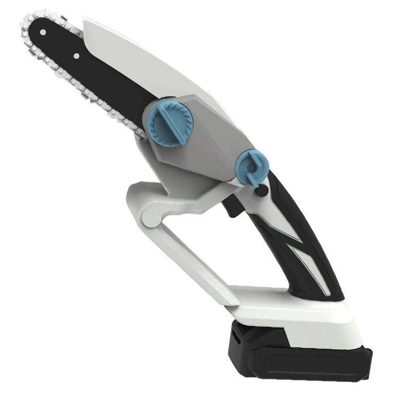 电锯4寸6寸锂电锯电链锯单手锯充电式家用手持户外链锯砍树伐木锯,淘宝优惠券,粉丝福利购,淘宝优惠卷