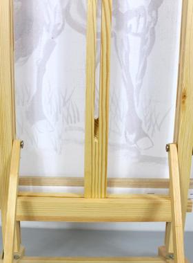 中号台式桌面台式画架松木桌面展示架小型折叠美术儿童组装板画架