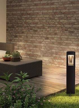 LED现代简约太阳能草坪灯草地灯别墅公园庭院户外灯地插式柱头