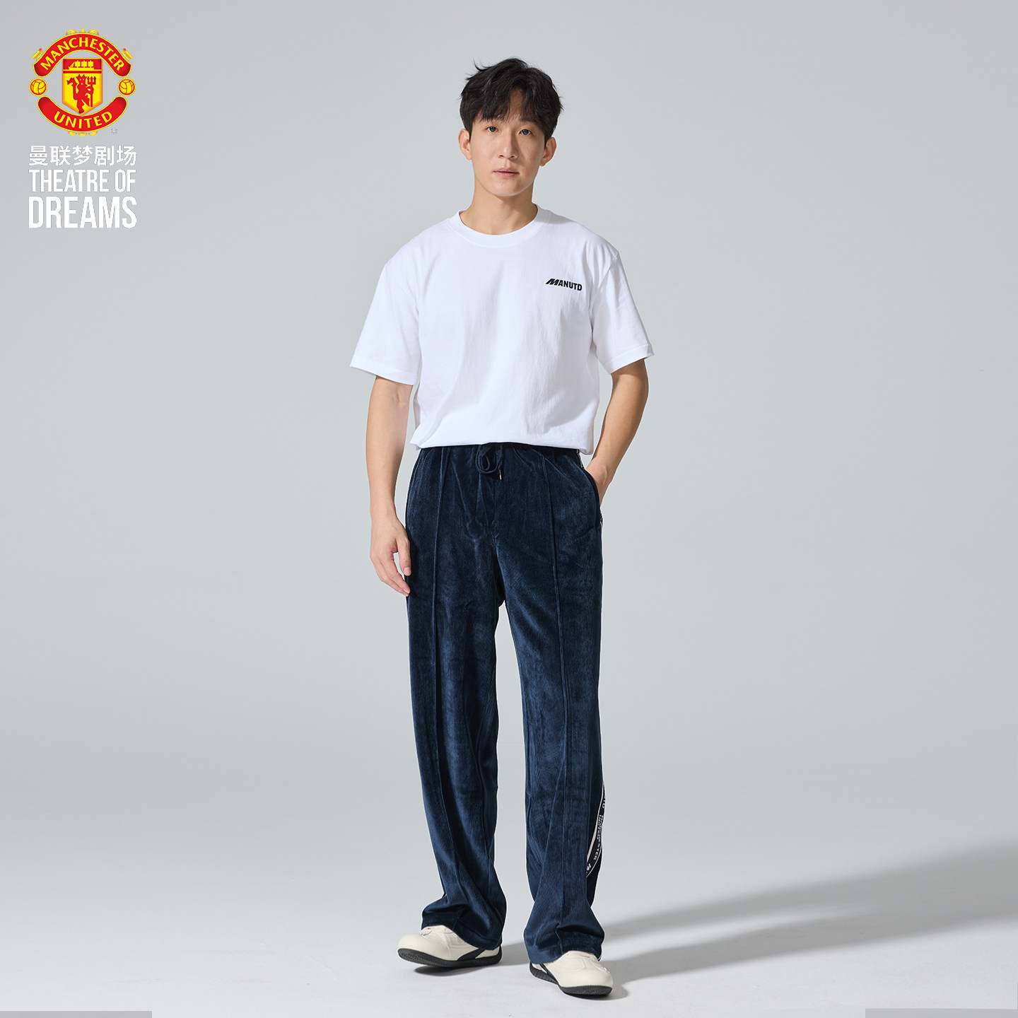 曼联梦剧场 足球长裤足球运动加厚休闲裤 直筒秋冬灯芯绒运动裤子,淘宝优惠券,粉丝福利购,淘宝优惠卷