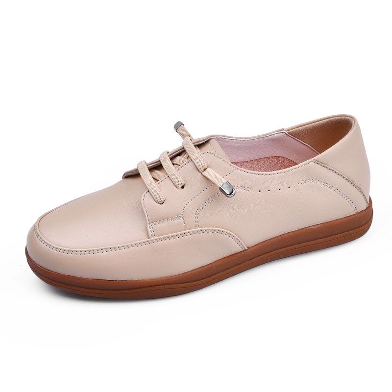 41码42中年妈妈运动旅游小白鞋女牛筋平底轻便休闲真皮软底单皮鞋,淘宝优惠券,粉丝福利购,淘宝优惠卷