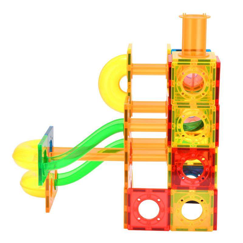管道彩窗磁力片滑轨儿童积木建构玩具工厂磁性拼图,淘宝优惠券,粉丝福利购,淘宝优惠卷