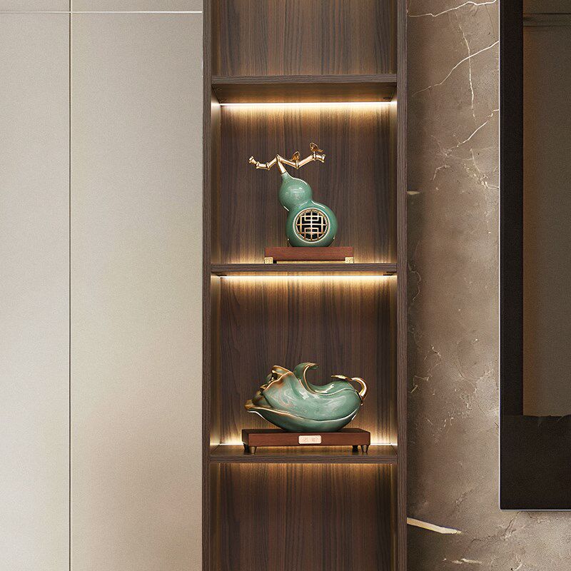 中国风葫芦摆件陶瓷冰裂釉家居装饰品书房书桌玄关新中式搬家礼物,淘宝优惠券,粉丝福利购,淘宝优惠卷