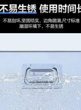 不锈钢安全井盖直发不锈钢带锁井盖市政建材方形圆形检查井